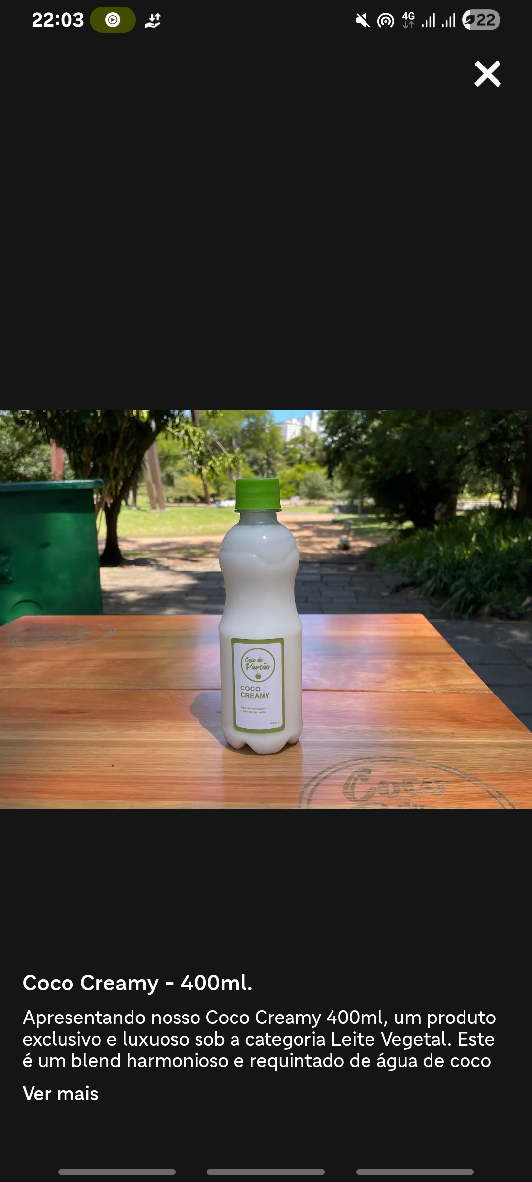 Água de Coco Natural - 400 ml
